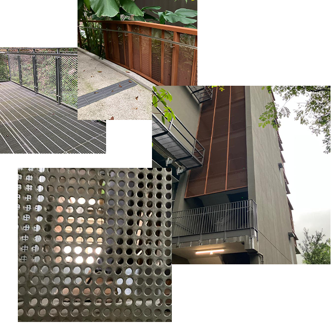 expanded metals used in different building projects