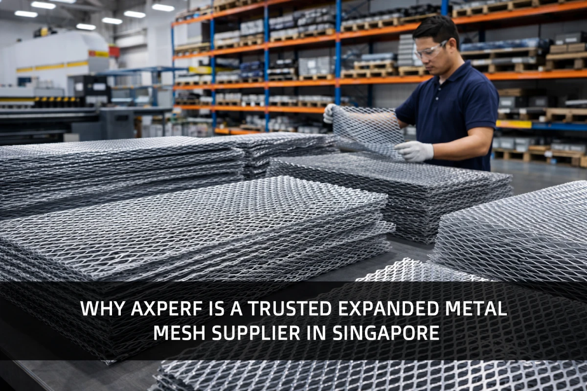 Why AXPERF Is a Trusted Expanded Metal Mesh Supplier in Singapore