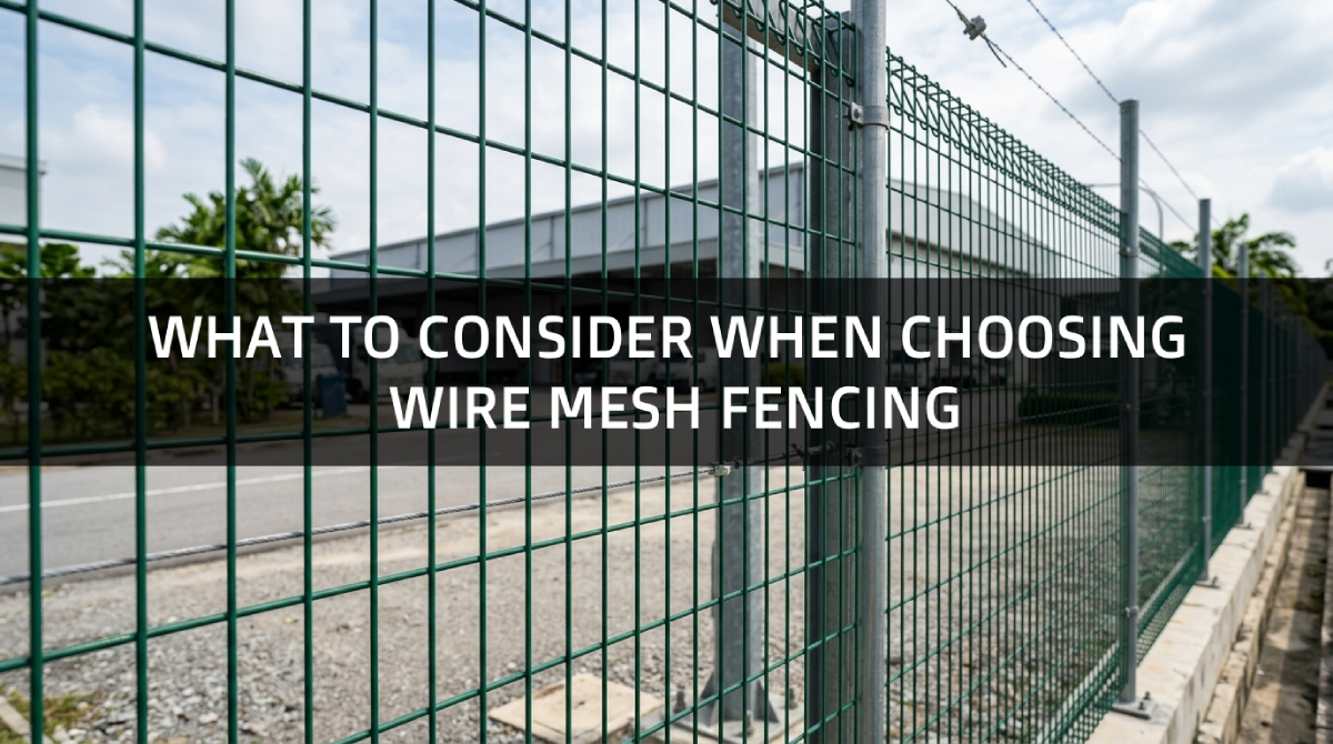 What to Consider When Choosing Wire Mesh Fencing